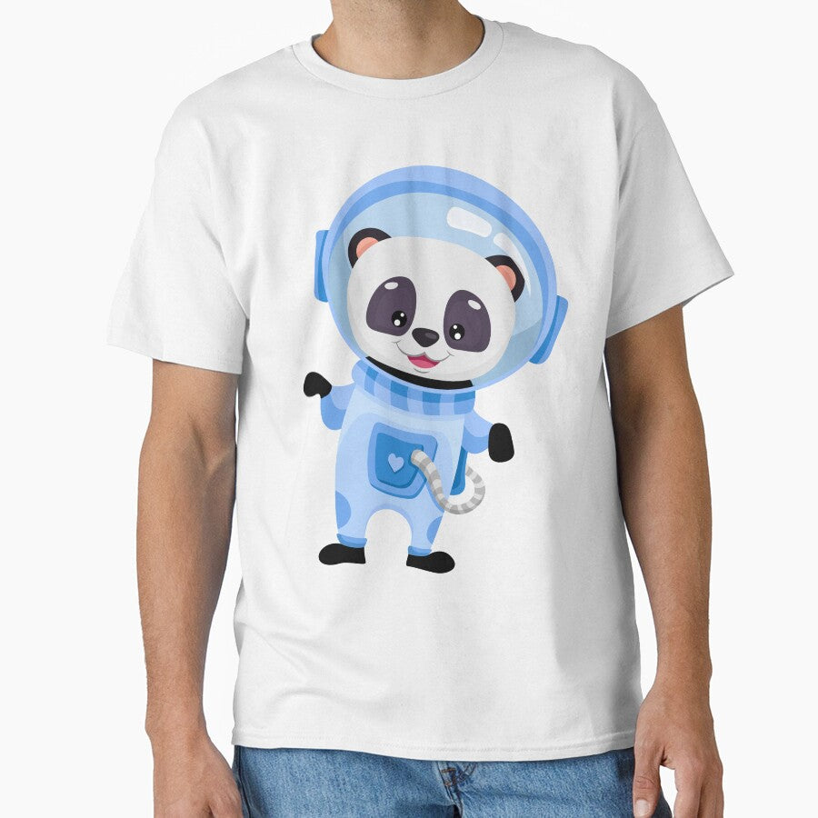 Cute Panda, Astronaut Panda Space Panda Tee for Men Women kids by Waleedw