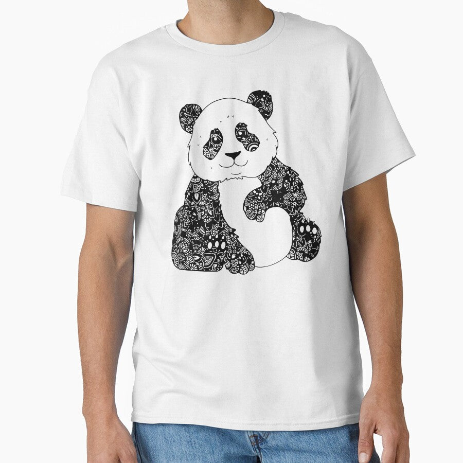 Cute Panda Mandala Doodles by MandalaApparel