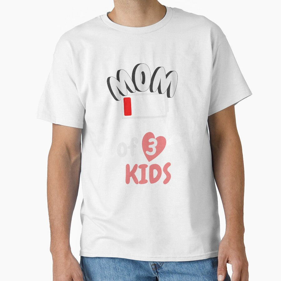 Funny Mom of 3 kids low battery by cutefashion