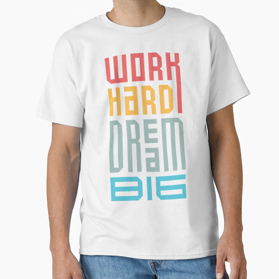 Work hard dream big typography by NexeDesigns