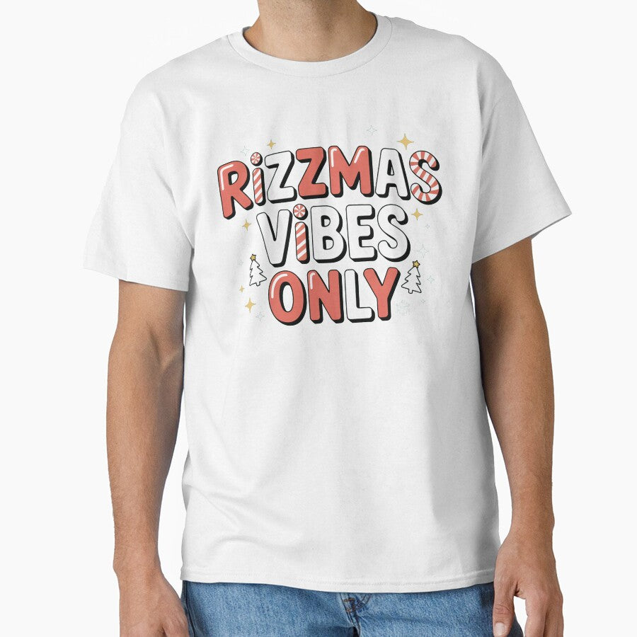 Rizzmas Vibes Only, funny Gen Z and gen Alpha Christmas by NoetherSym