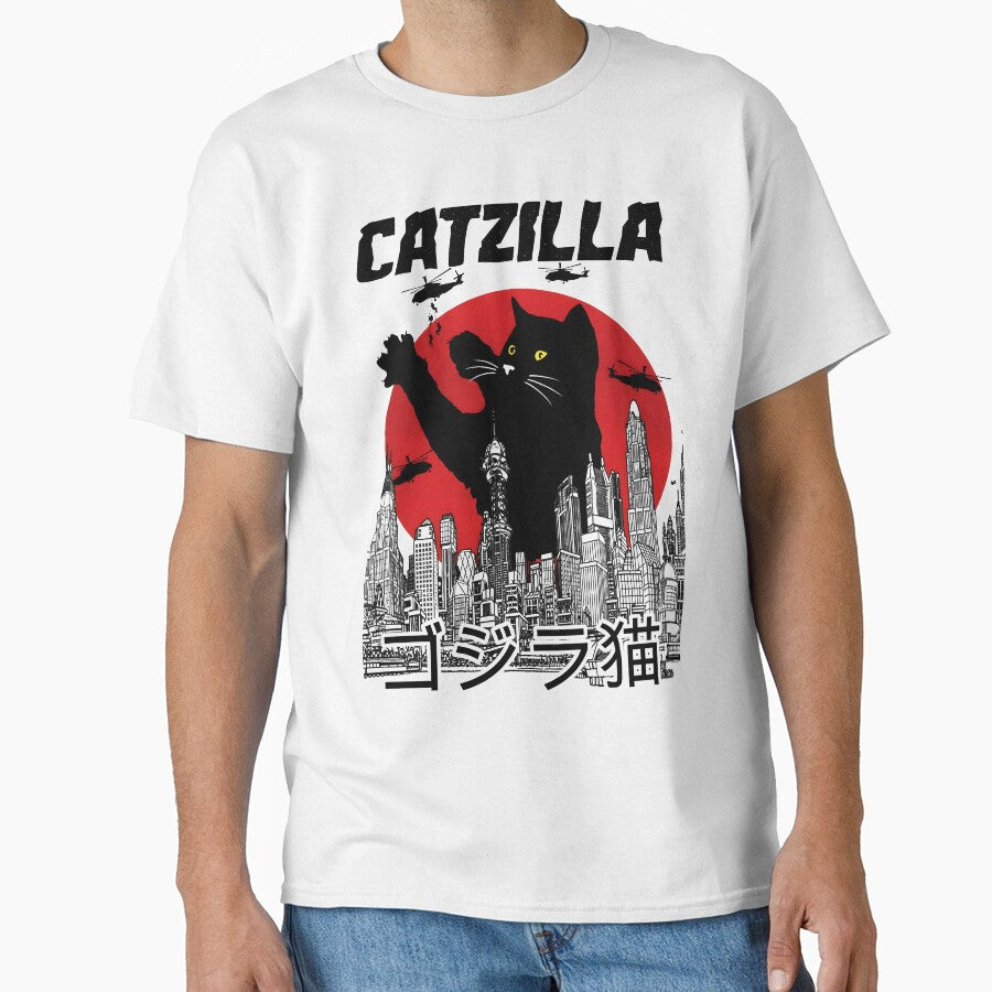 Catzilla Essential T-Shirt by pp-por