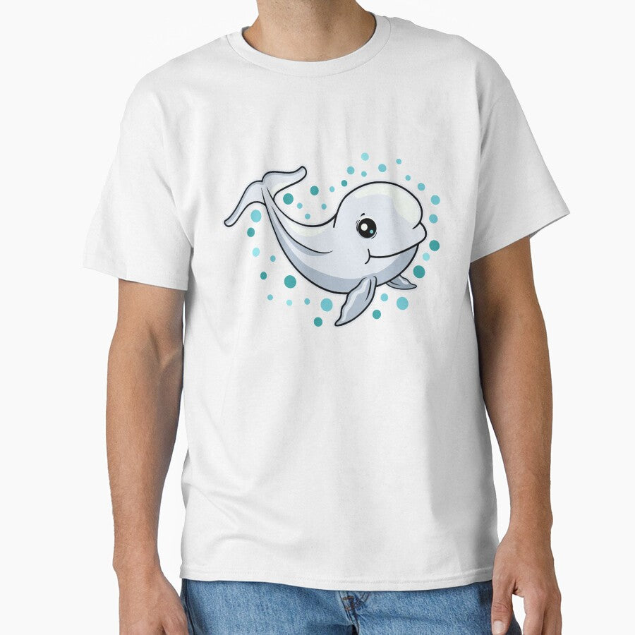Cute Beluga Whale Gift Women Underwater Beluga Whale by DSWShirts