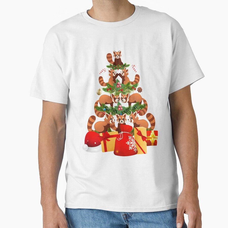 Christmas Red Panda tree by sprintmoon