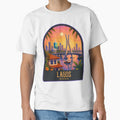 Lagos Nigeria Vintage Travel Illustration by HomeLivingCo