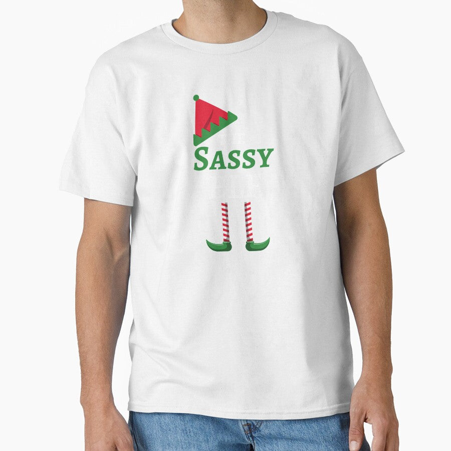 The Sassy Elf matching family Christmas by HolidayTees