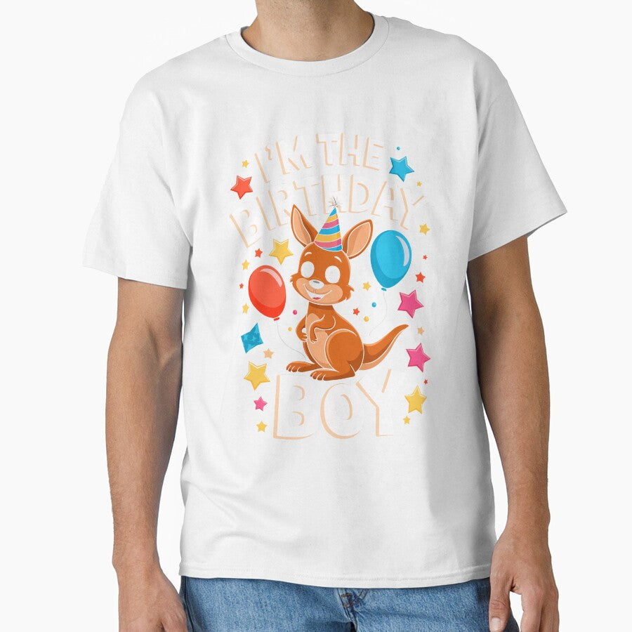 Funny Kangaroo Birthday Boy Bday Boys Girls Kids by rafaeltto