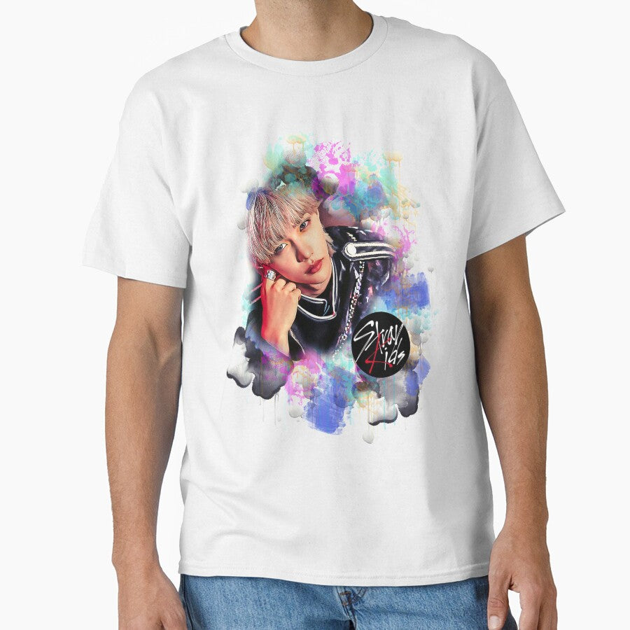Stray Kids Felix Lee Colorful art by Lajibolalaa