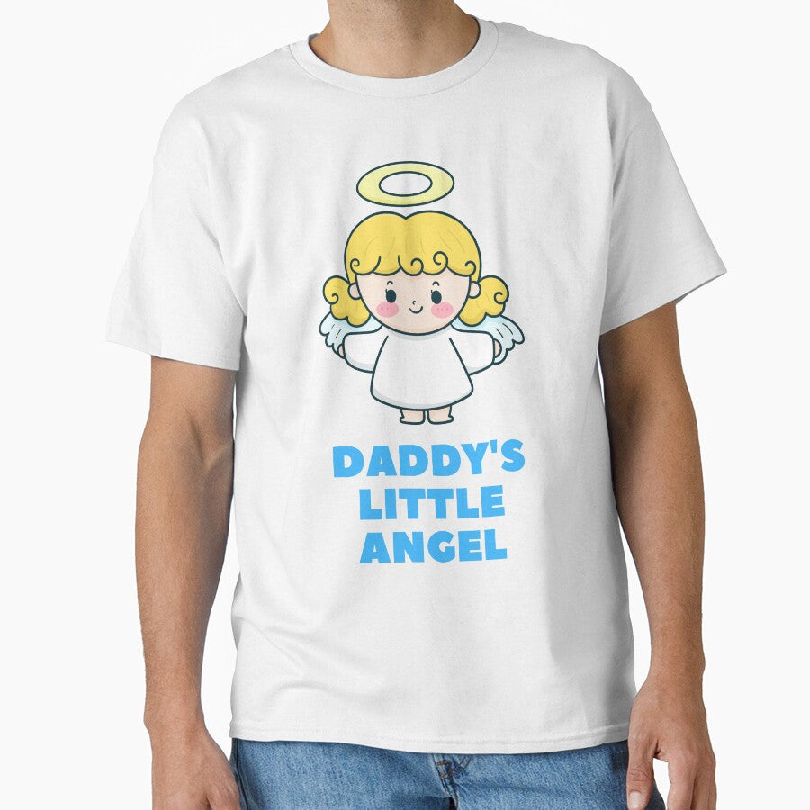 Daddy's Little Angel Blue by BoomBoomBaby
