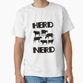 Herd Nerd Farmer Rancher Cow Lover by SkyCloudBlue