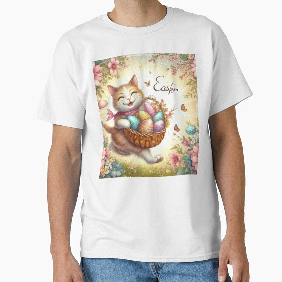 Easter  cat with eggs basket by Expressions-Sel