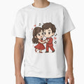 Chibi Couple Dancing with Musical Notes – Cute Valentine Ball Style Illustration by ColorSplash123