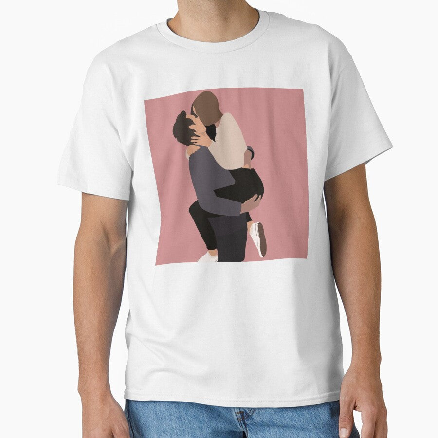 Romantic Couple Hug Illustration by     Pink Chaos Club