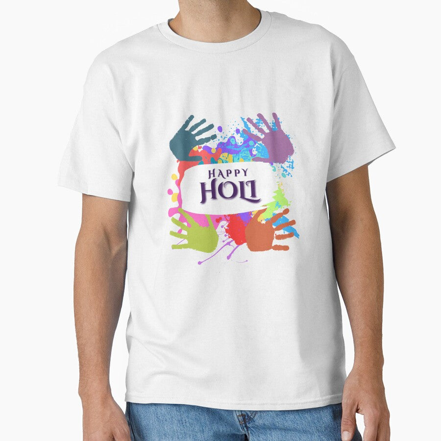 Happy Holi T Shirt For Women Men Kids Color India Hindu Gift by cutefashion