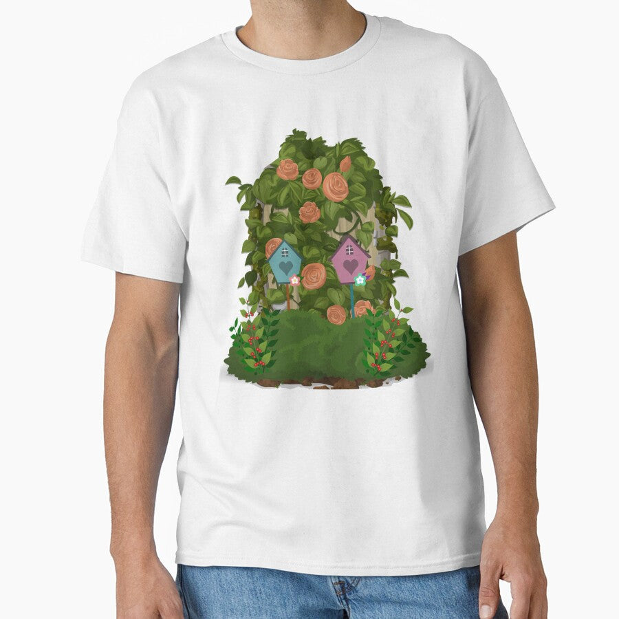 Spring Floral Bird House by GraphicsClub