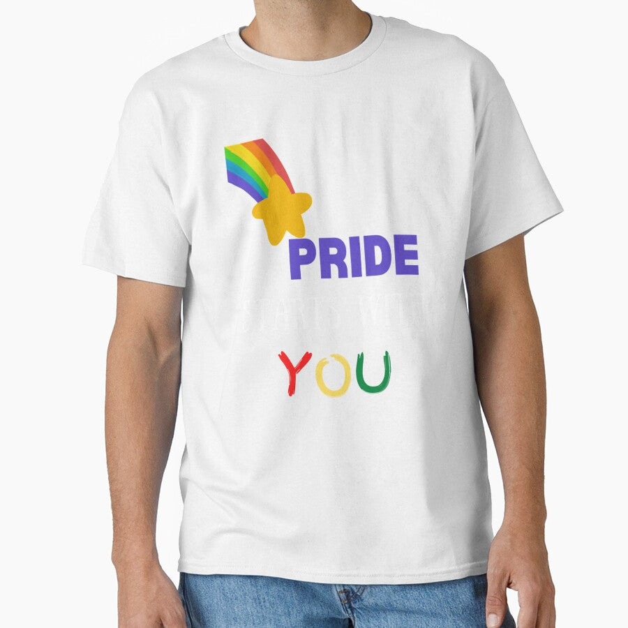 Pride starts with you - Support Trans YouthFitted V-Neck by wardkathleen8
