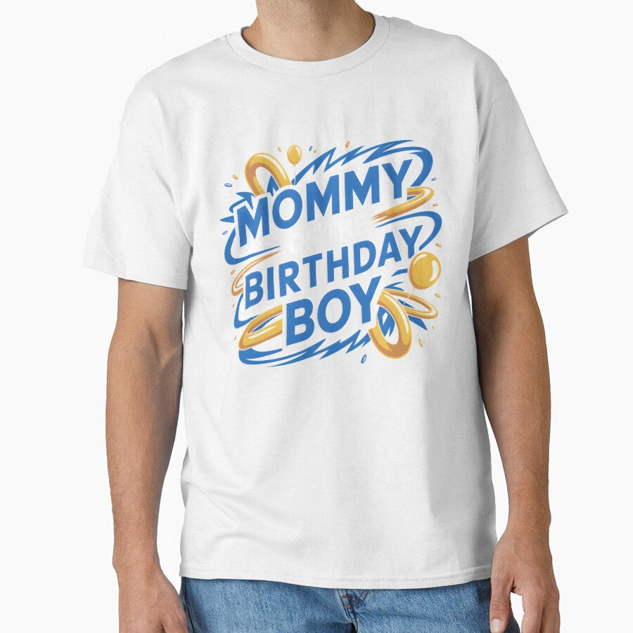 Dad And Mom Mommy Of The Birthday Boy Family Party Blue by clothesy7
