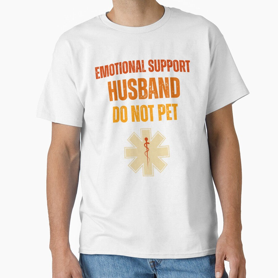 Emotional Support Husband,Funny Fathers Day by erozzz