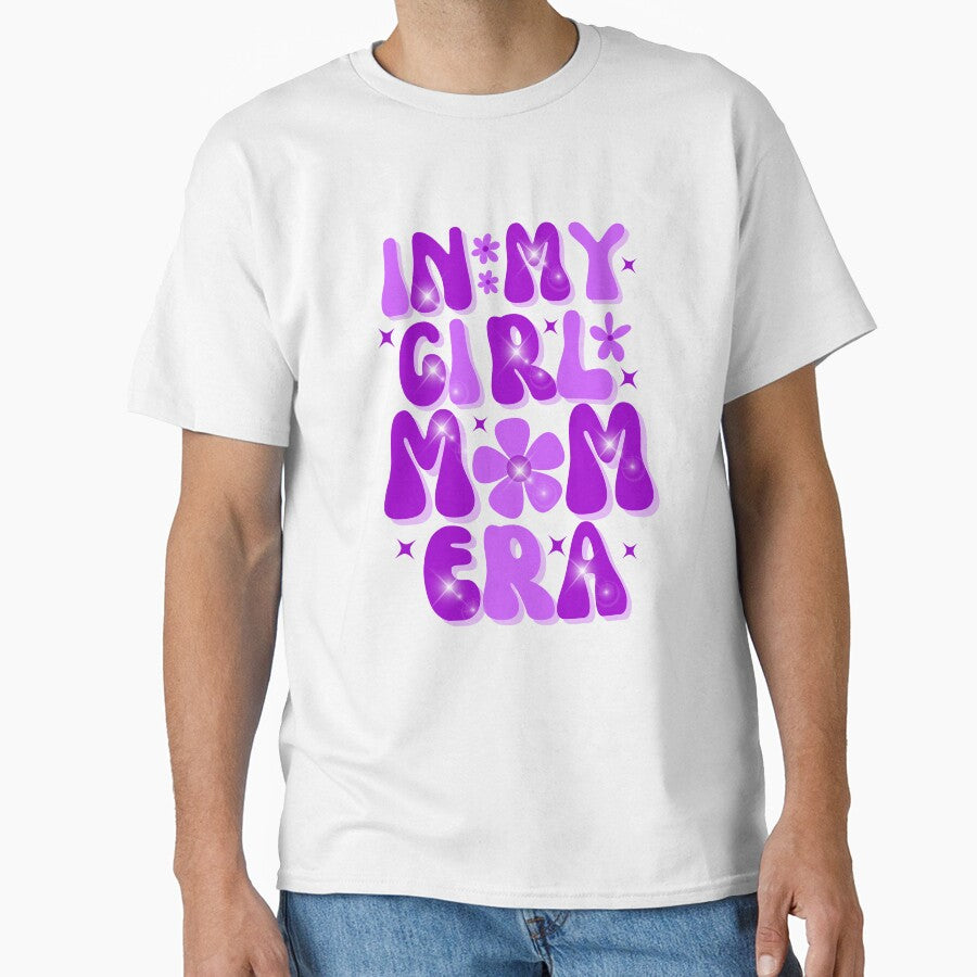 Girl Mom Era purple mama era lover Groovy Mom Of Girl by Manara  -Art