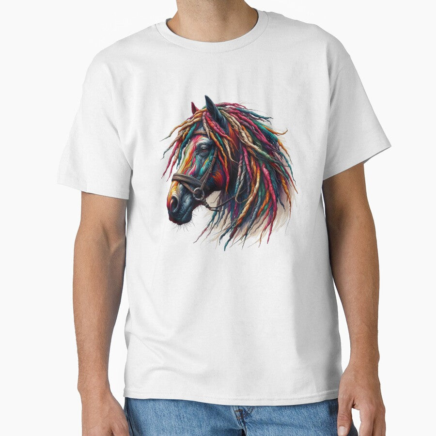 Vibrant Horse with Dreadlocks by gkhanco