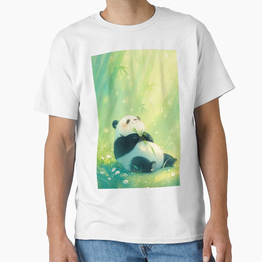 Bamboo Feast with a Joyful Panda by AshiraCreations