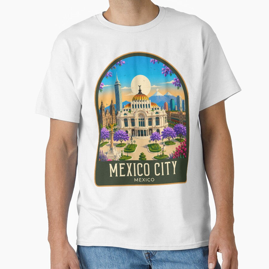 Mexico City Vintage Travel Illustration by HomeLivingCo