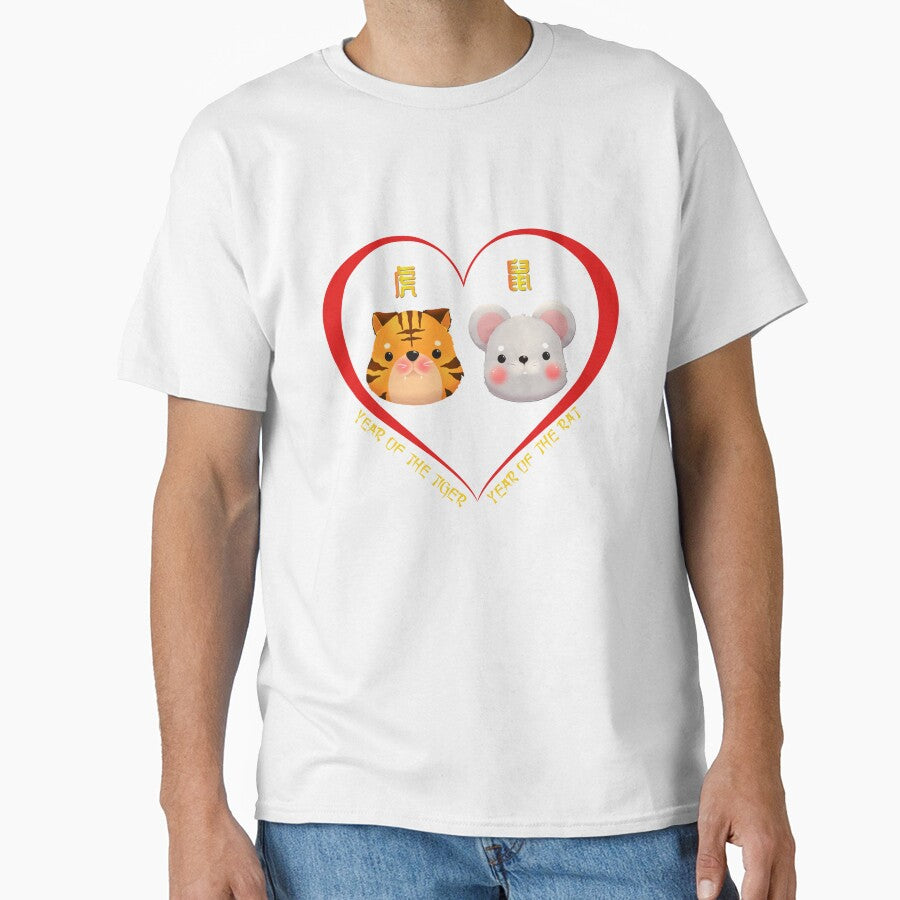 Year Of The Tiger And Year Of The Rat Couples Cute Chinese Zodiac Animals by Karry-Pat