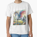 Pegasus with flowers fantasy easter landscape by Expressions-Sel