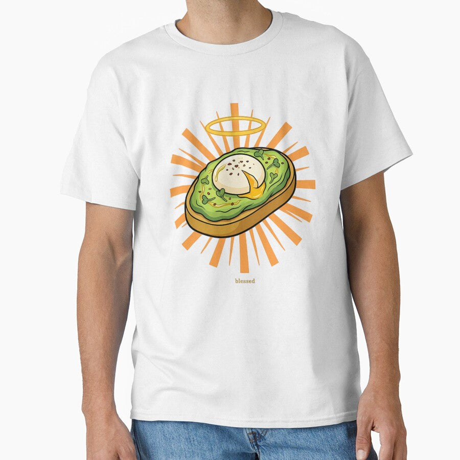 Blessed Avocado Toast Funny Millennial Food Cult Brunch Humor by how-is-design