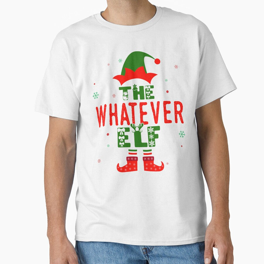 Family Christmas Matching Squad Outfit Elf Funny Whatever by artworkbyrihen