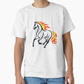 Fire Horse | Minimal Horse With Flames by Hydravisions