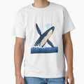 Whale Hello There — Breaching Whale Greeting Animal-pun Humor by Mosidrip