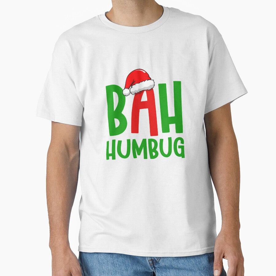 Christmas Bah Humbug Santa Hat Christmas Party Outfit by Leslie Smith