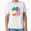 Shamrock american Flag st patricks day gifts by Kasantimo