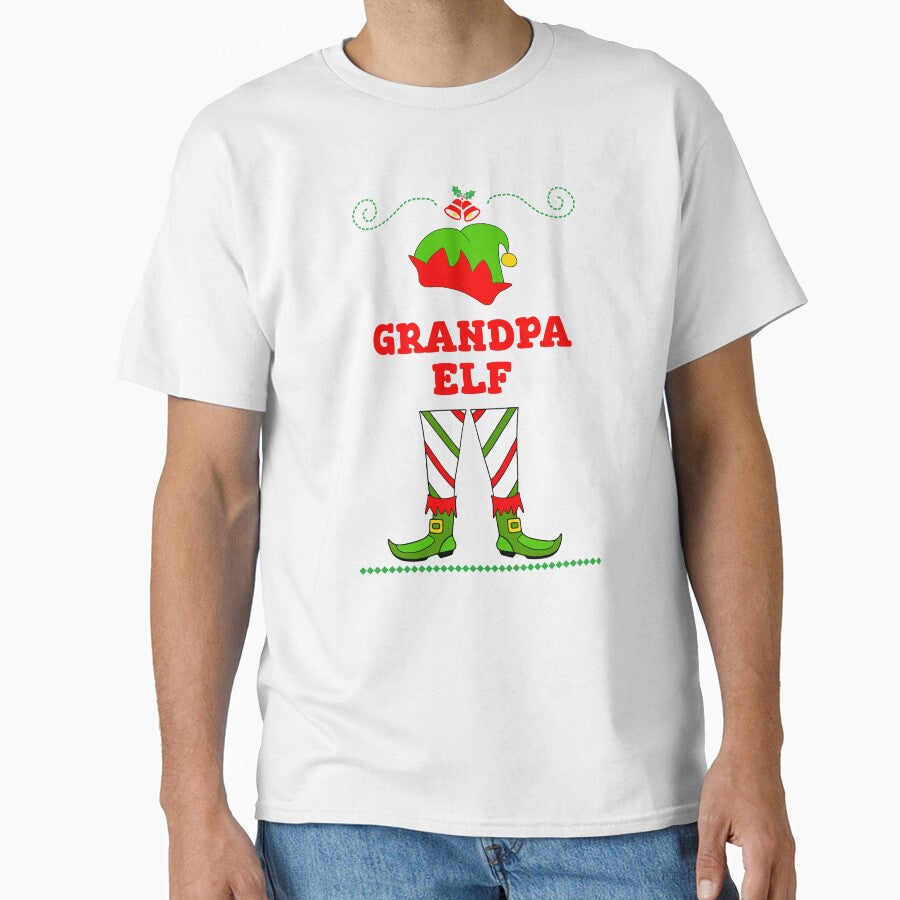 Elf Matching Grandpa by Sartoris Art