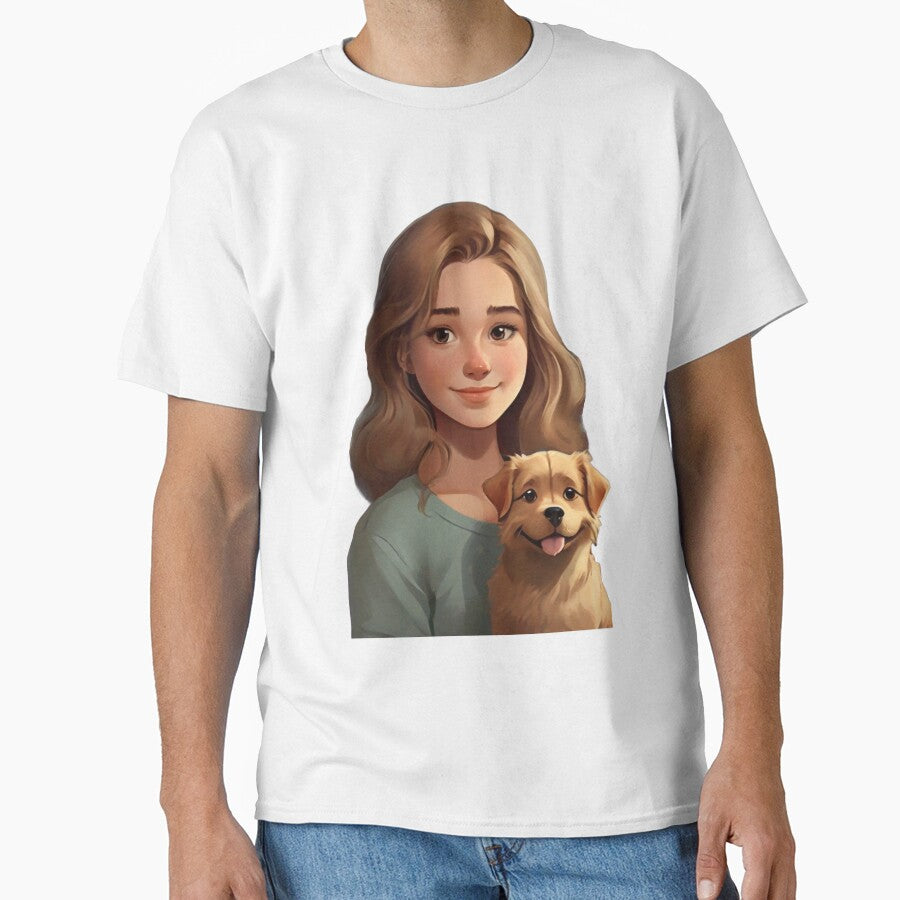 girl with puppy by LauraGCastro