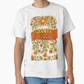 Groovy Vibes Retro Flower Power Aesthetic – 70s Vintage Floral Sunshine Design by Lu7u