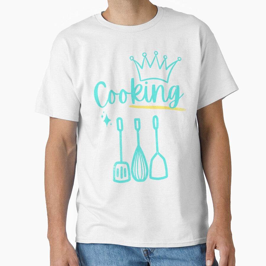 CooKING Print / Men Cooking Design by Thehatinthecat