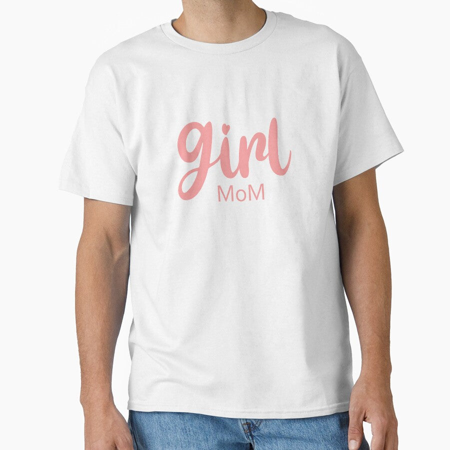 Girl Mom Shirt Women Mom of Girls Tee Shirts Cute by Mav ina