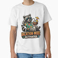 Vacation Mode Activated Funny Raccoon Beach Vacation Tropical Hawaiian by PlumArtDesign