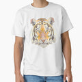 Polygonal Tiger print, abstract animal print by HEJAshirts