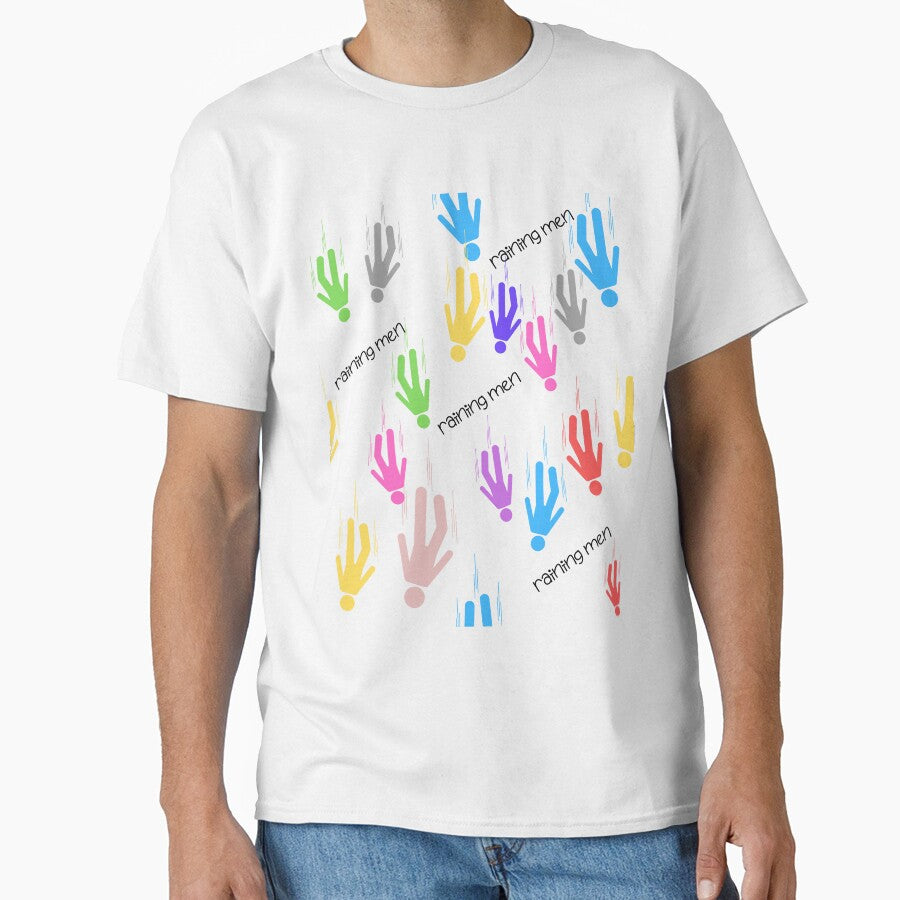 Raining colourful men by BritishDelights