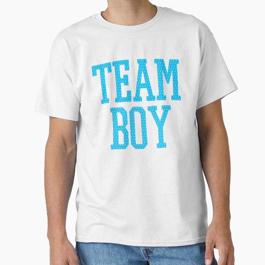 Team BOY baby Gender reveal baby announcement baby shower by Nancy Studio
