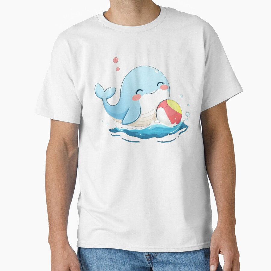 Cute Whale Beach Ball by Odd Culture Supply