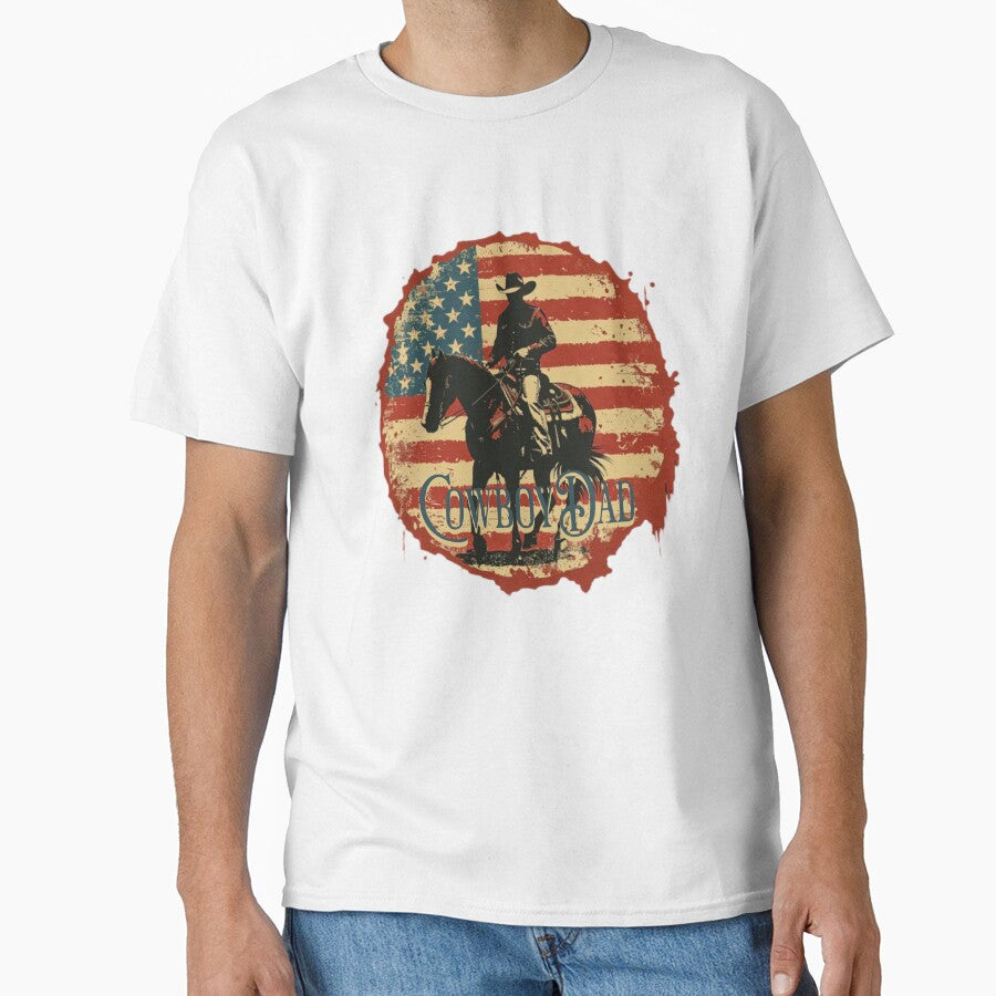 cowboy dad vintage USA, father's day by everythingjoy33
