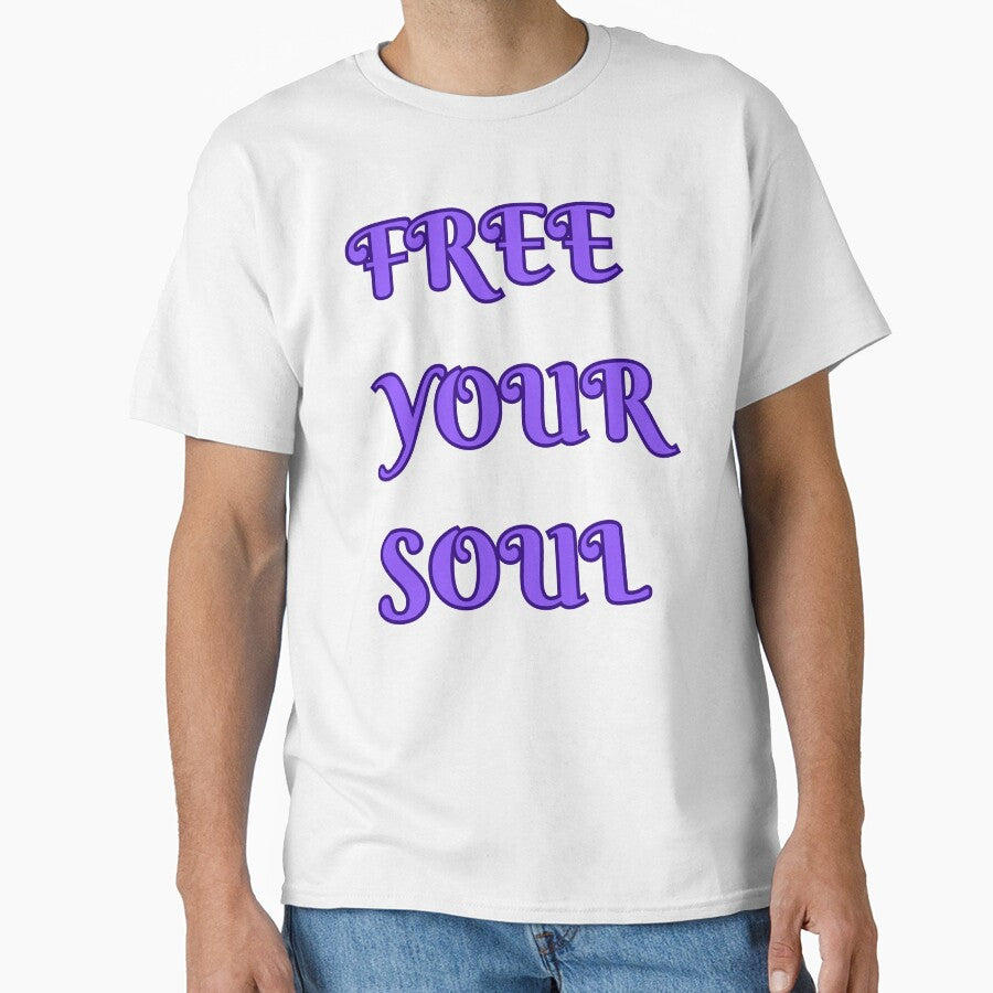 Free Your Soul Motivational T-shirt Gifts by ZemVibe