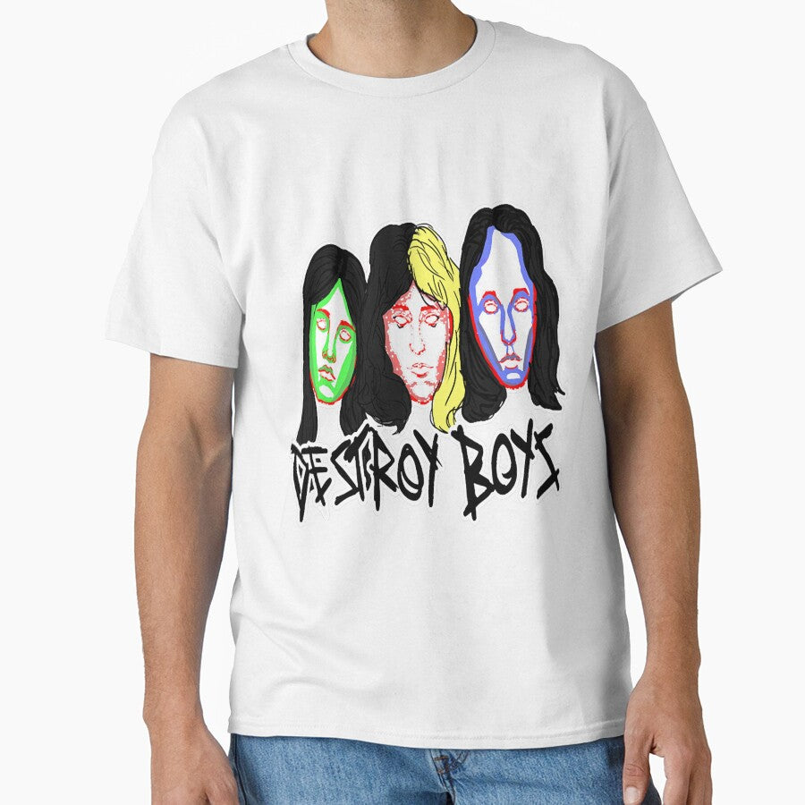 destroy boys Graphic black vintage by rbrendazh