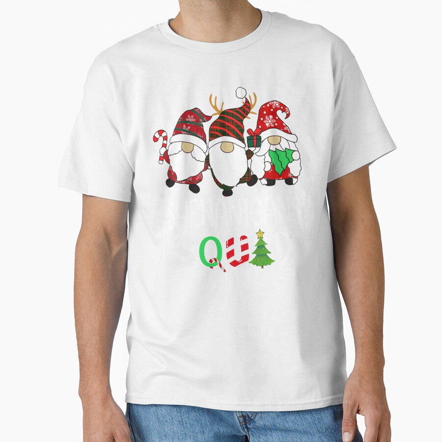 family christmas gnome shirt , Shenanigans Squad gnomes Christmas Pajama xmas shirt by ZAIN JAMAL