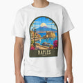 Naples Vintage Travel Illustration by HomeLivingCo