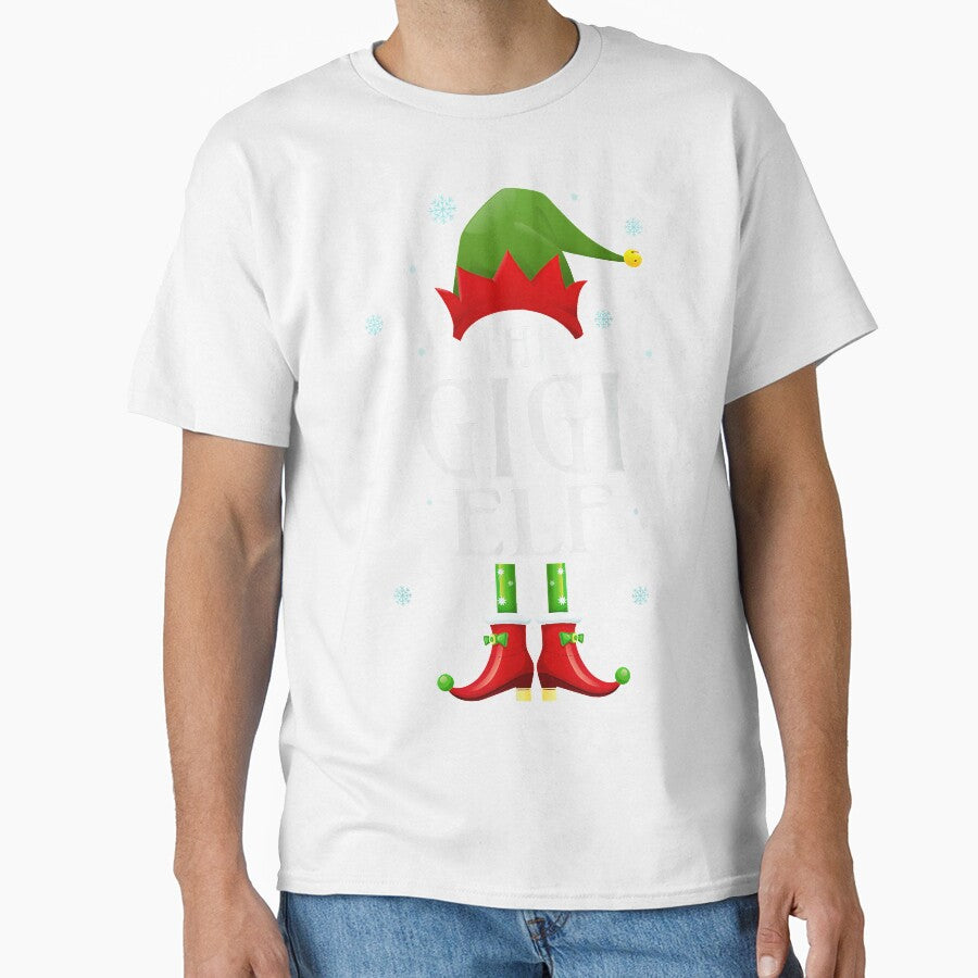 Gigi Elf Xmas Matching Family Group Christmas Party Pajama by JacalynVick